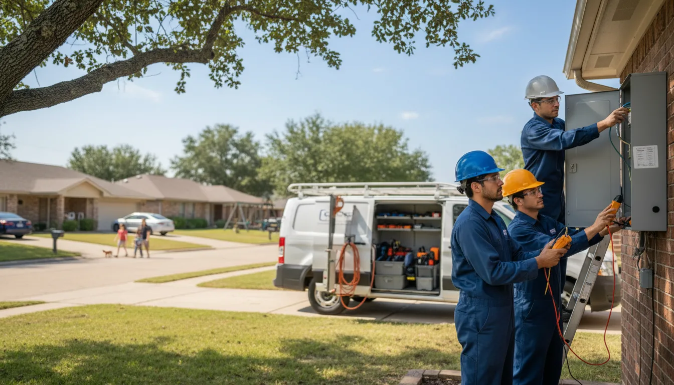 Certified electrician providing emergency electrical services in Big Bend, CA